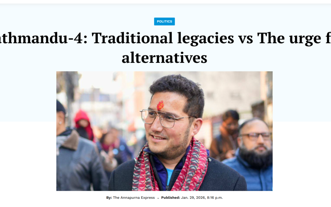 Kathmandu-4: Traditional legacies vs The urge for alternatives